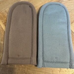 Set of 2 fabric pot handle covers for carrying